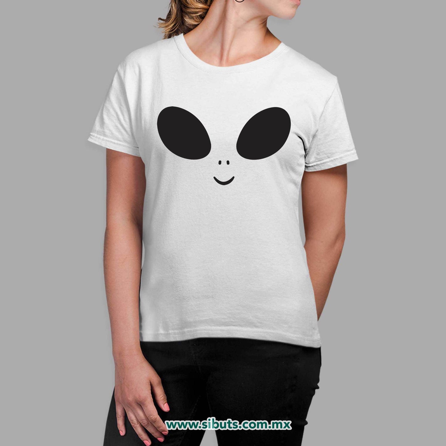 Playera Mujer Happy Alien