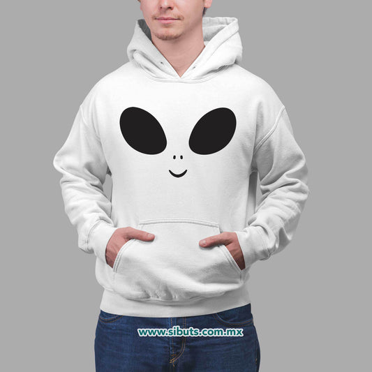 Sudadera Hombre Gorro Happy Alien