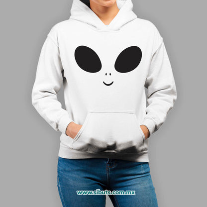 Sudadera Mujer Gorro Happy Alien