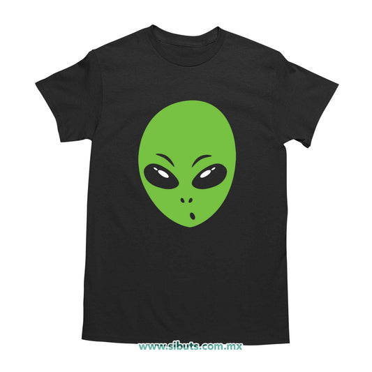 Playera Hombre Cabeza de Alien
