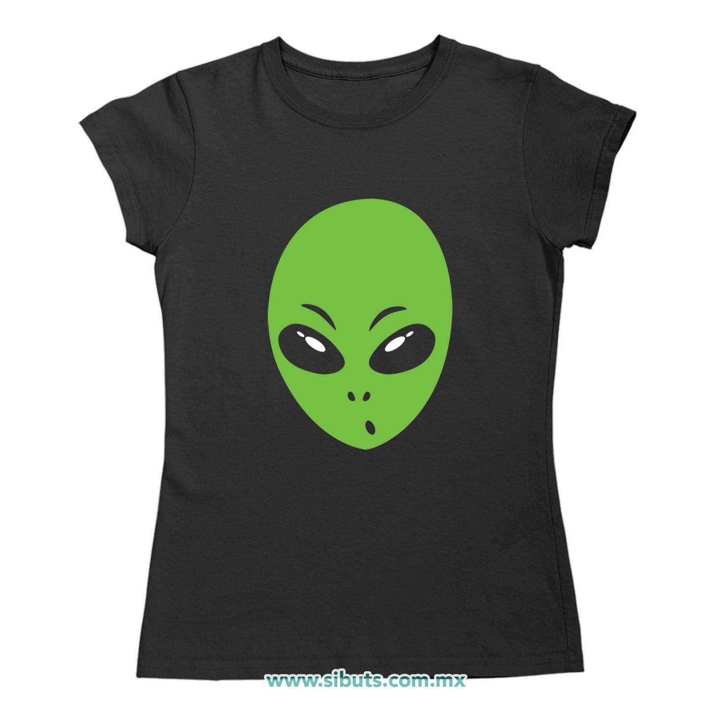 Playera Mujer Cabeza de Alien