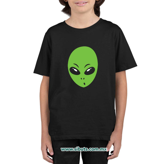 Playera Niño Cabeza de Alien