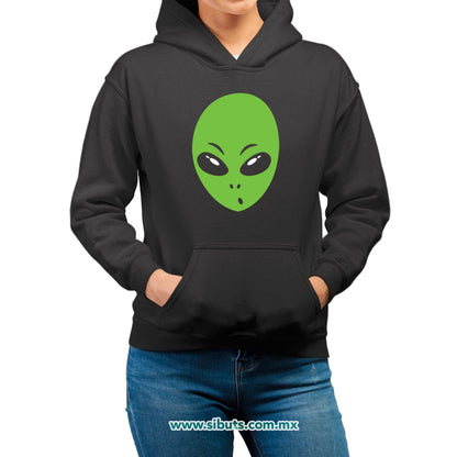 Sudadera Mujer Gorro Cabeza de Alien