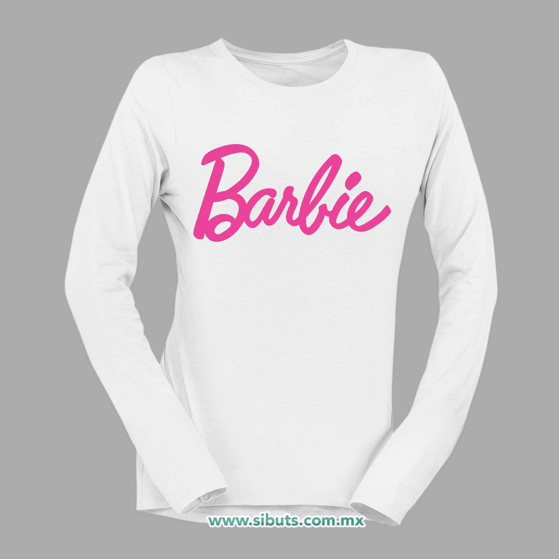 Playera Mujer Manga Larga Barbie