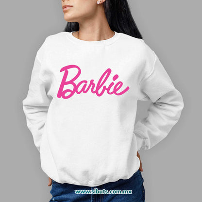 Sudadera Mujer Cuello Redondo Barbie