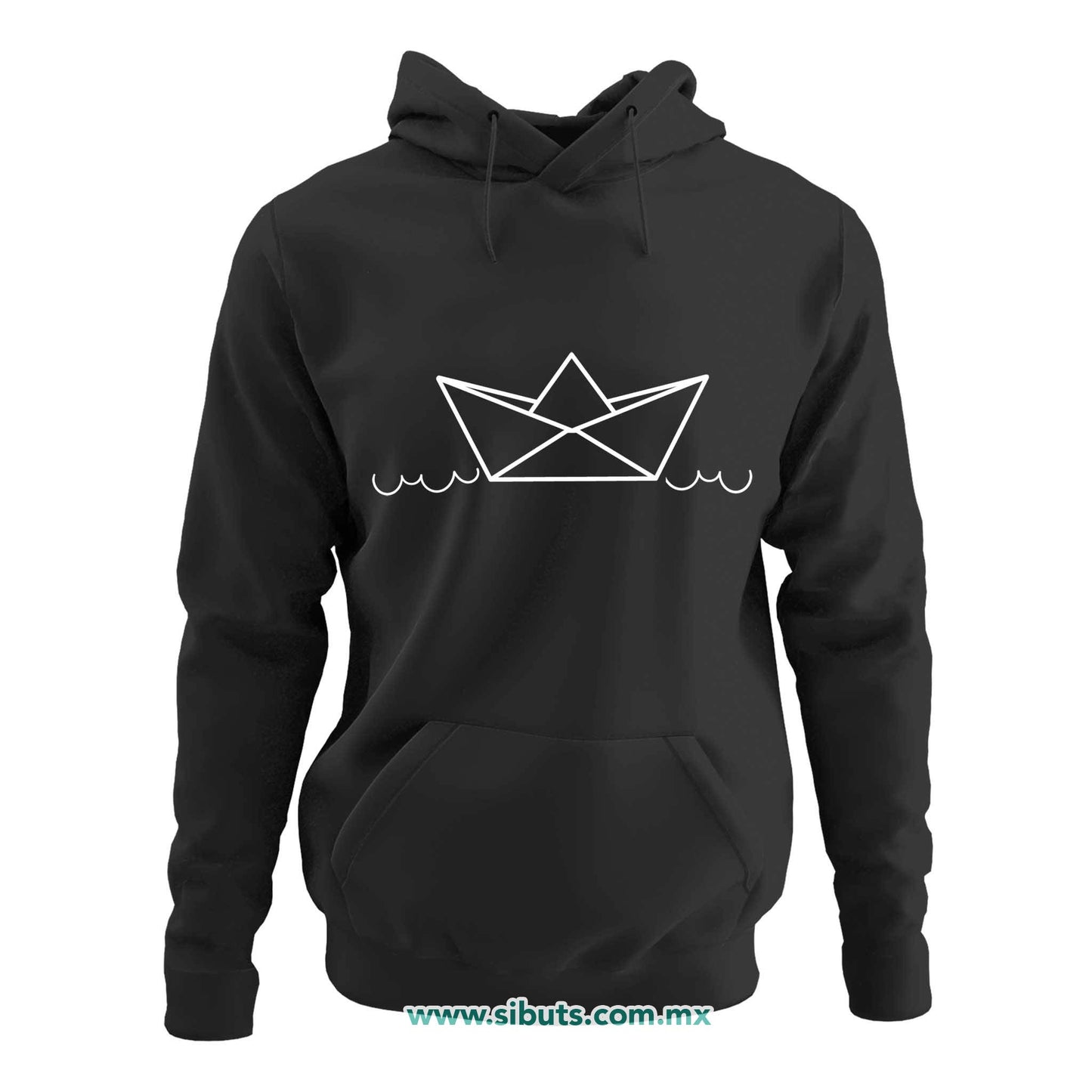 Sudadera Mujer Gorro Barquito de Papel