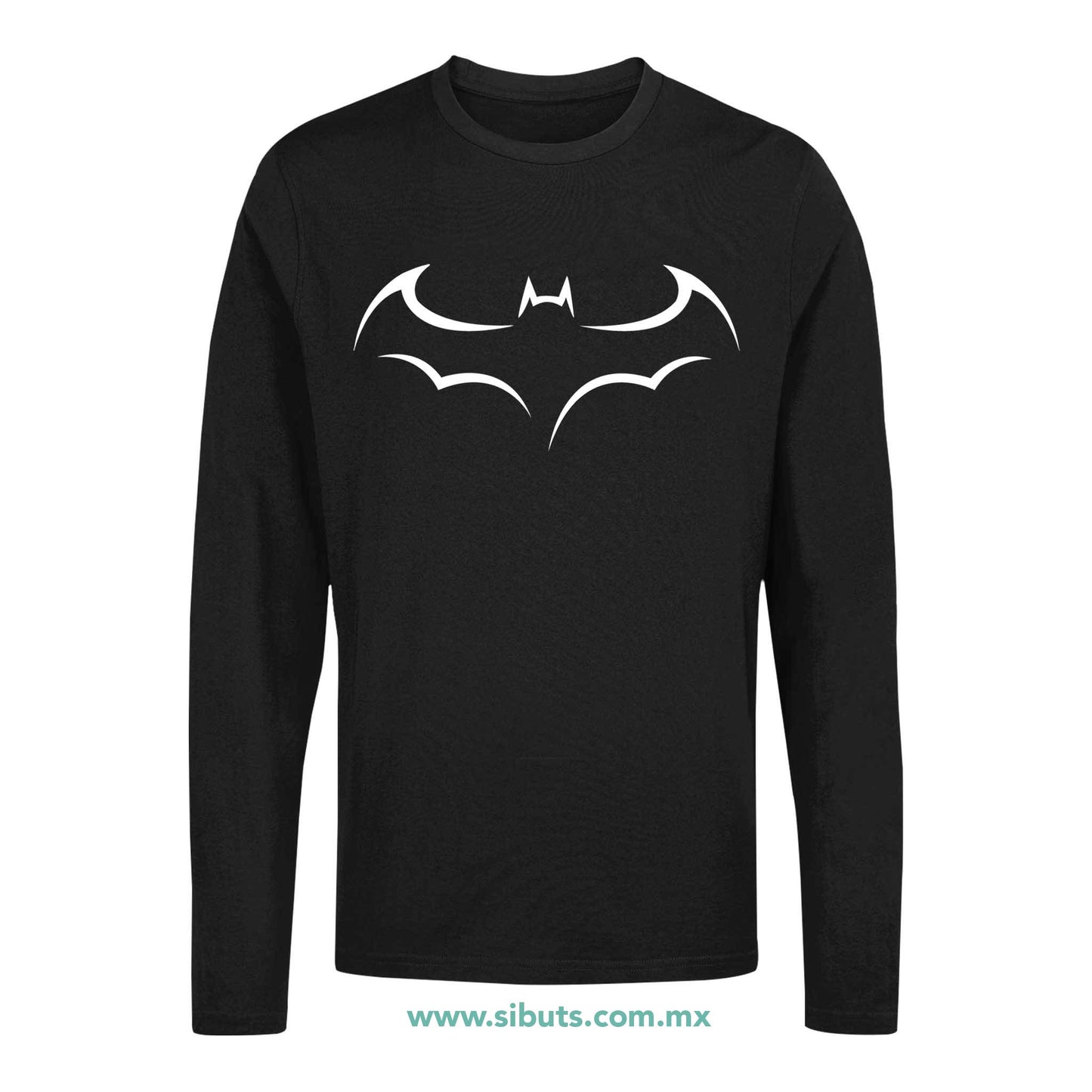 Playera Hombre Manga Larga Batman Murcielago