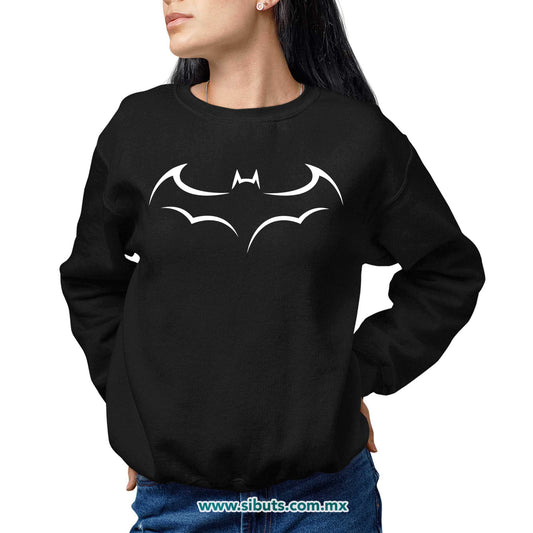 Sudadera Mujer Cuello Redondo Batman Murcielago