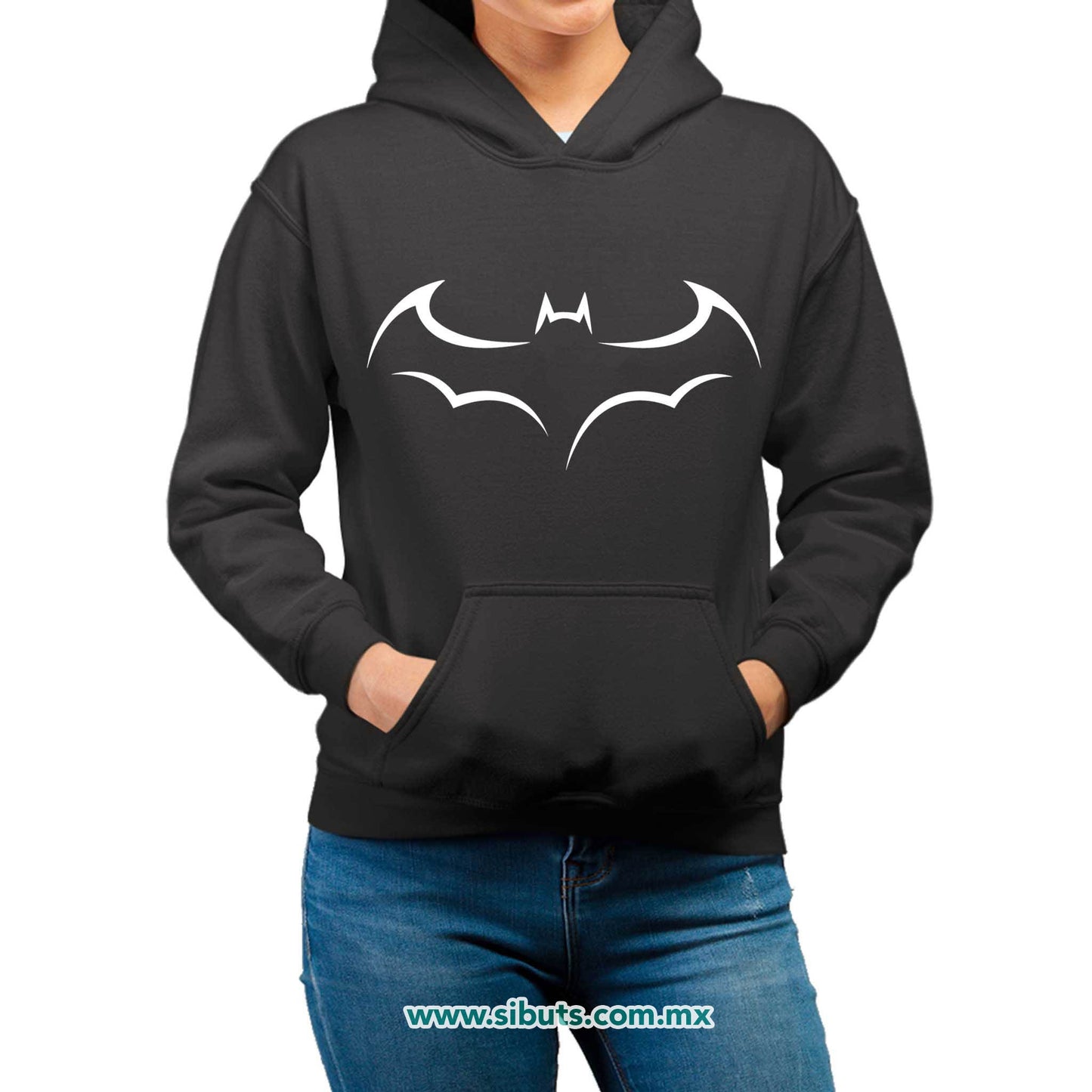 Sudadera Mujer Gorro Batman Murcielago