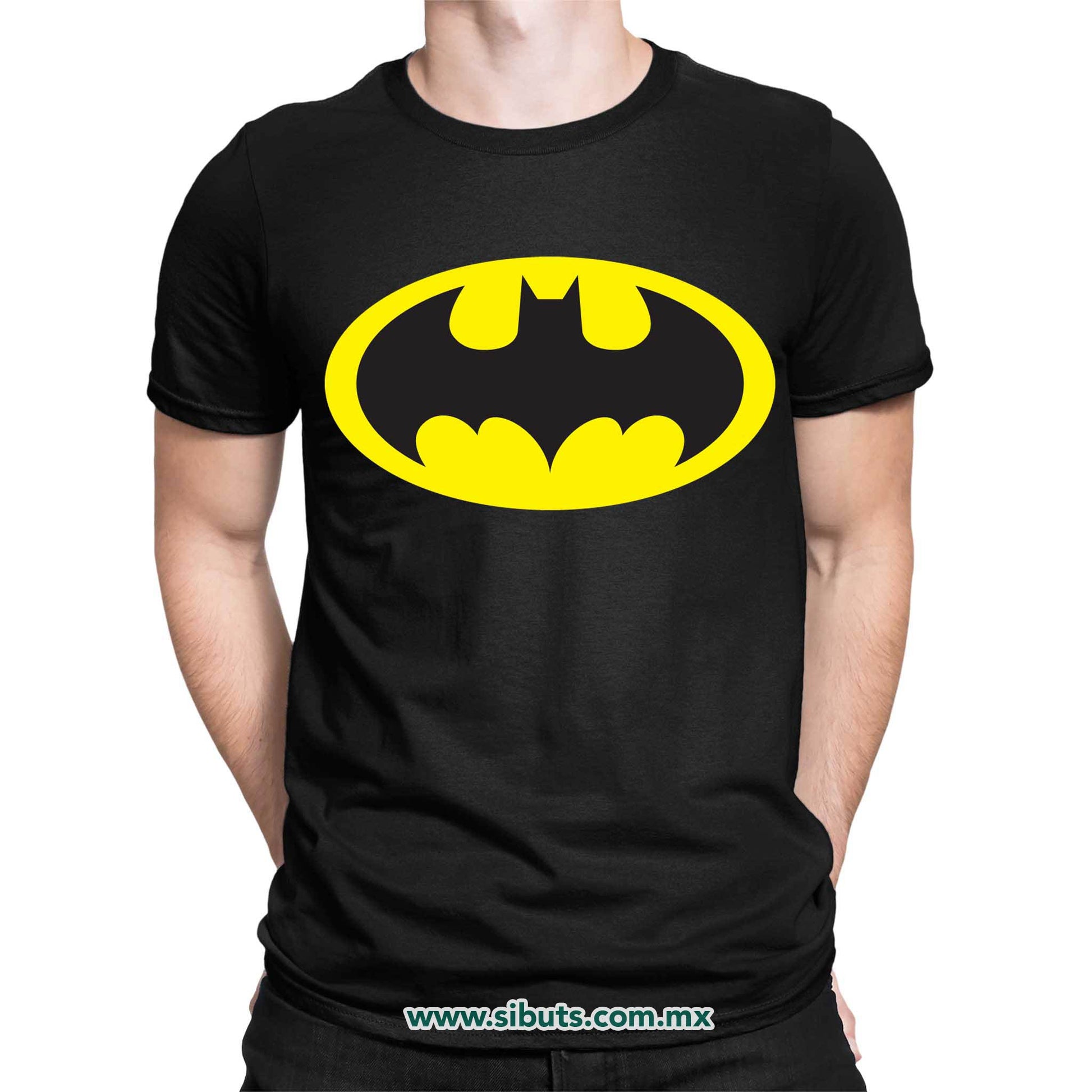 Playera Hombre Batman Amarillo