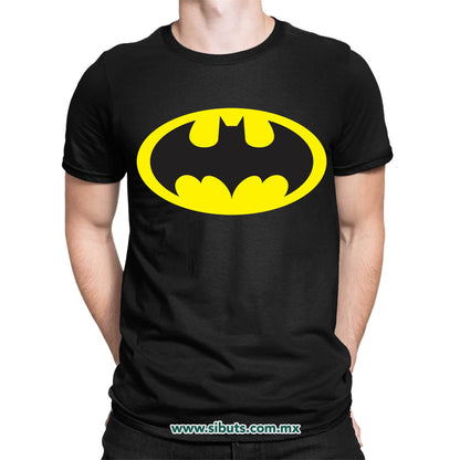 Playera Hombre Batman Amarillo