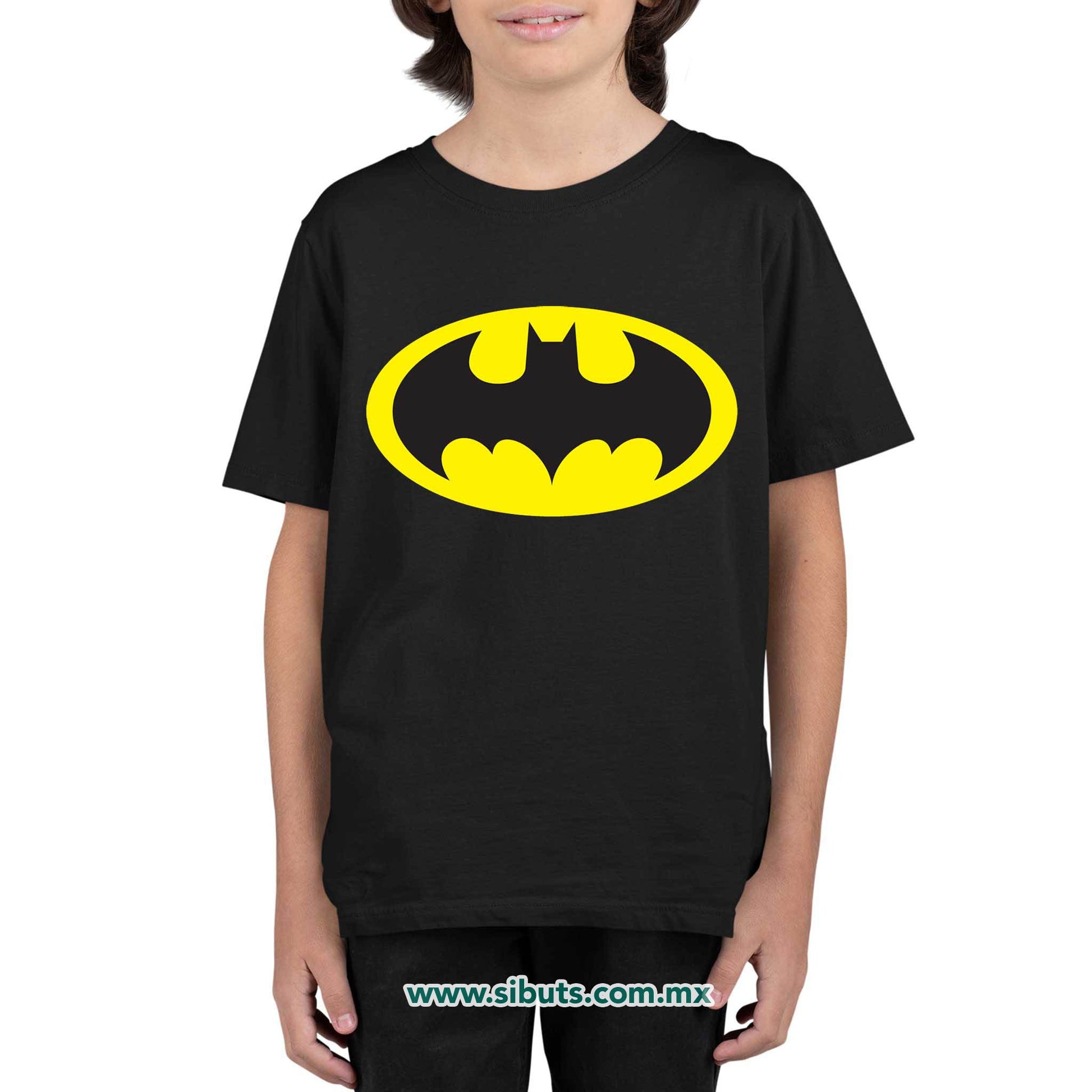 Playera Niño Batman Amarillo