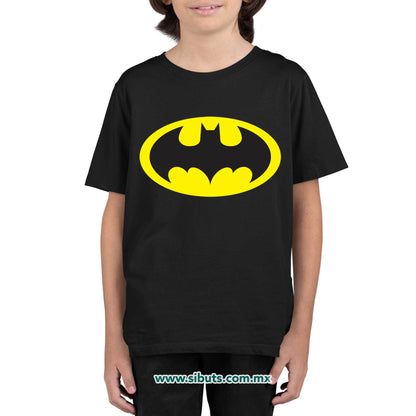 Playera Niño Batman Amarillo
