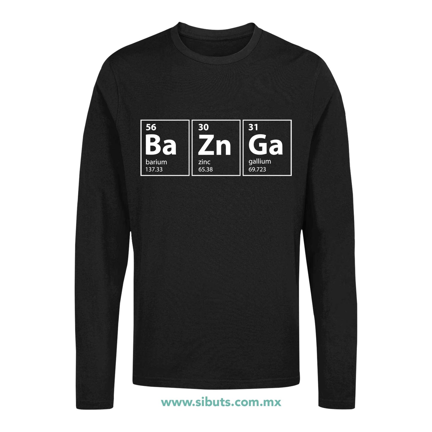 Playera Hombre Manga Larga Bazinga Big Bang Theory