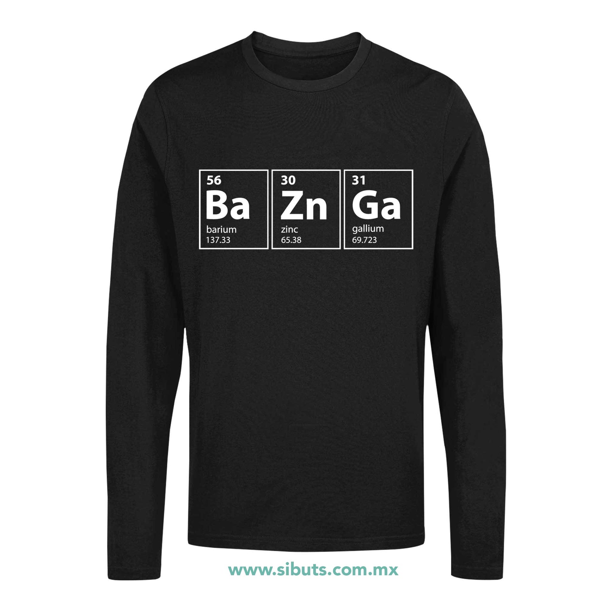 Playera Hombre Manga Larga Bazinga Big Bang Theory