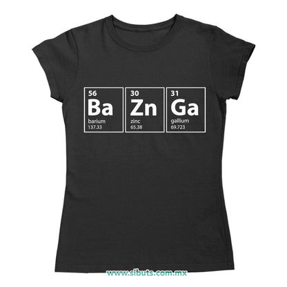 Playera Mujer Bazinga Big Bang Theory