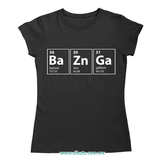 Playera Mujer Bazinga Big Bang Theory