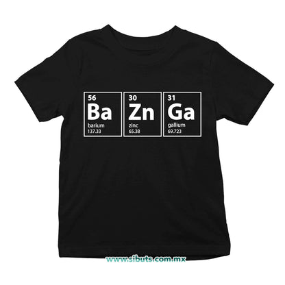 Playera Niño Bazinga Big Bang Theory
