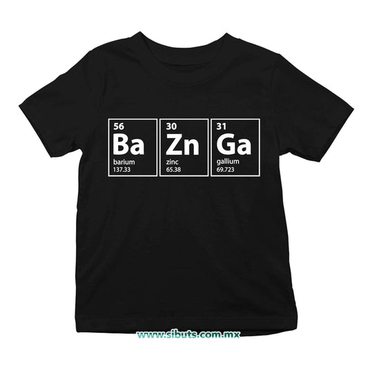 Playera Niño Bazinga Big Bang Theory