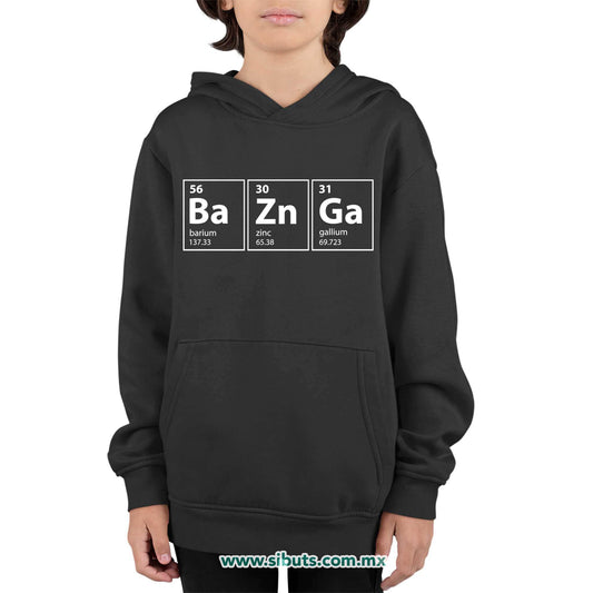 Sudadera Niño Gorro Bazinga Big Bang Theory