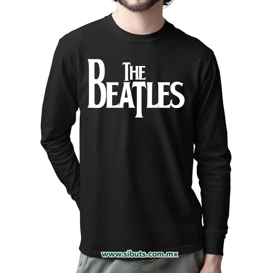 Playera Hombre Manga Larga The Beatles
