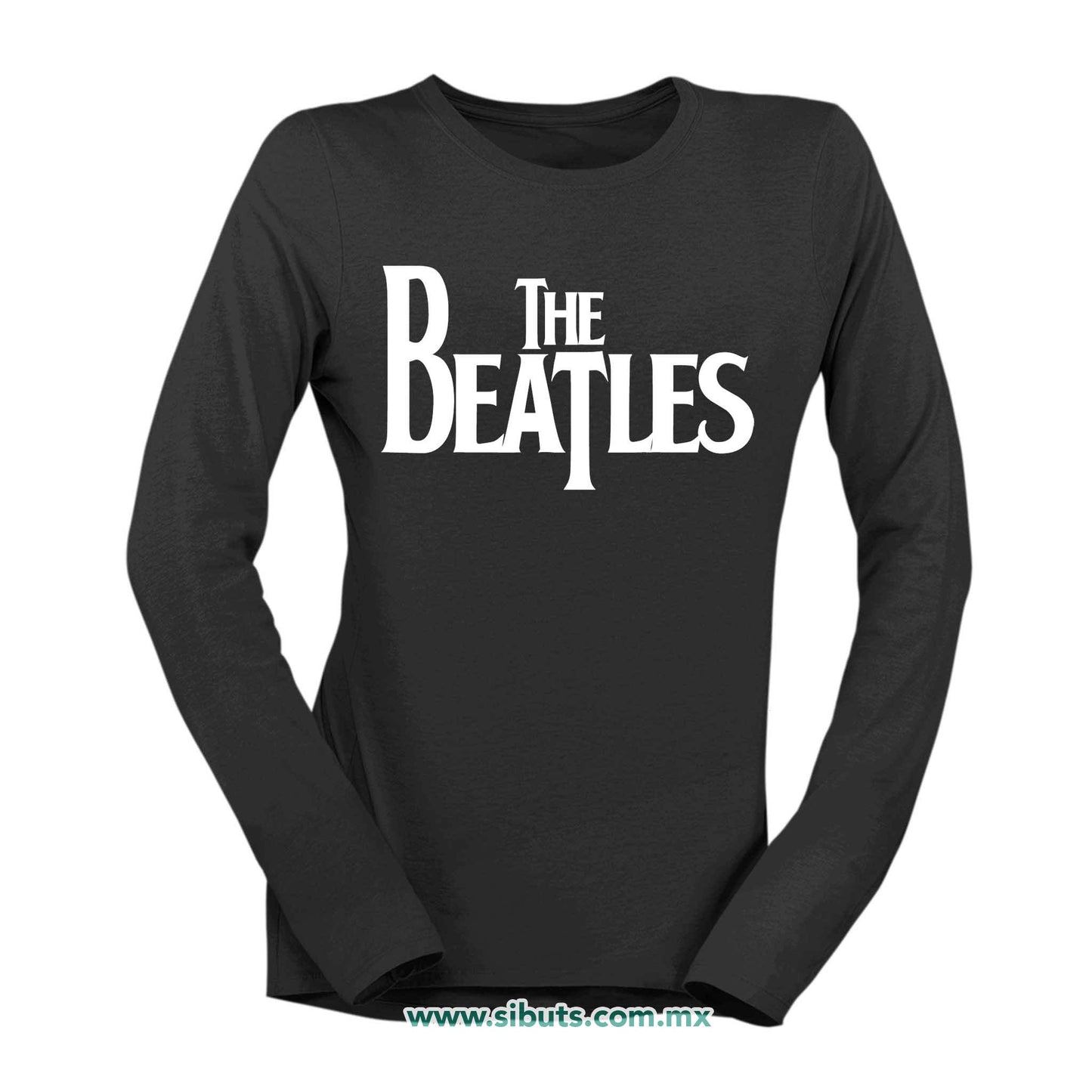 Playera Mujer Manga Larga The Beatles