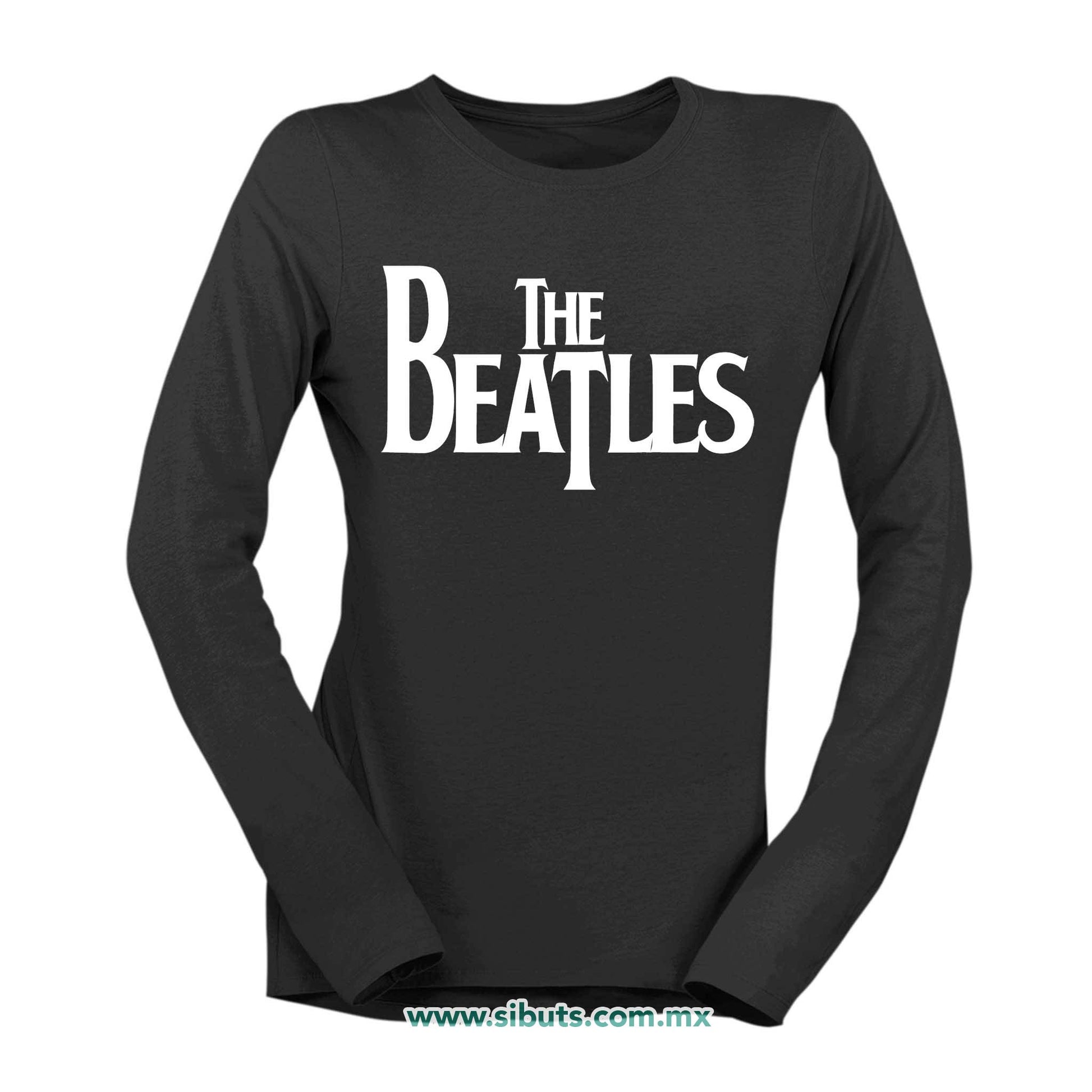 Playera Mujer Manga Larga The Beatles