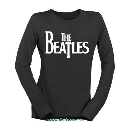Playera Mujer Manga Larga The Beatles