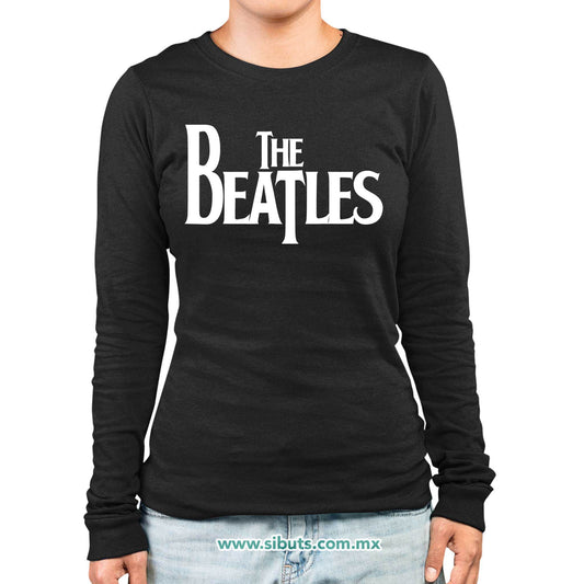Playera Mujer Manga Larga The Beatles