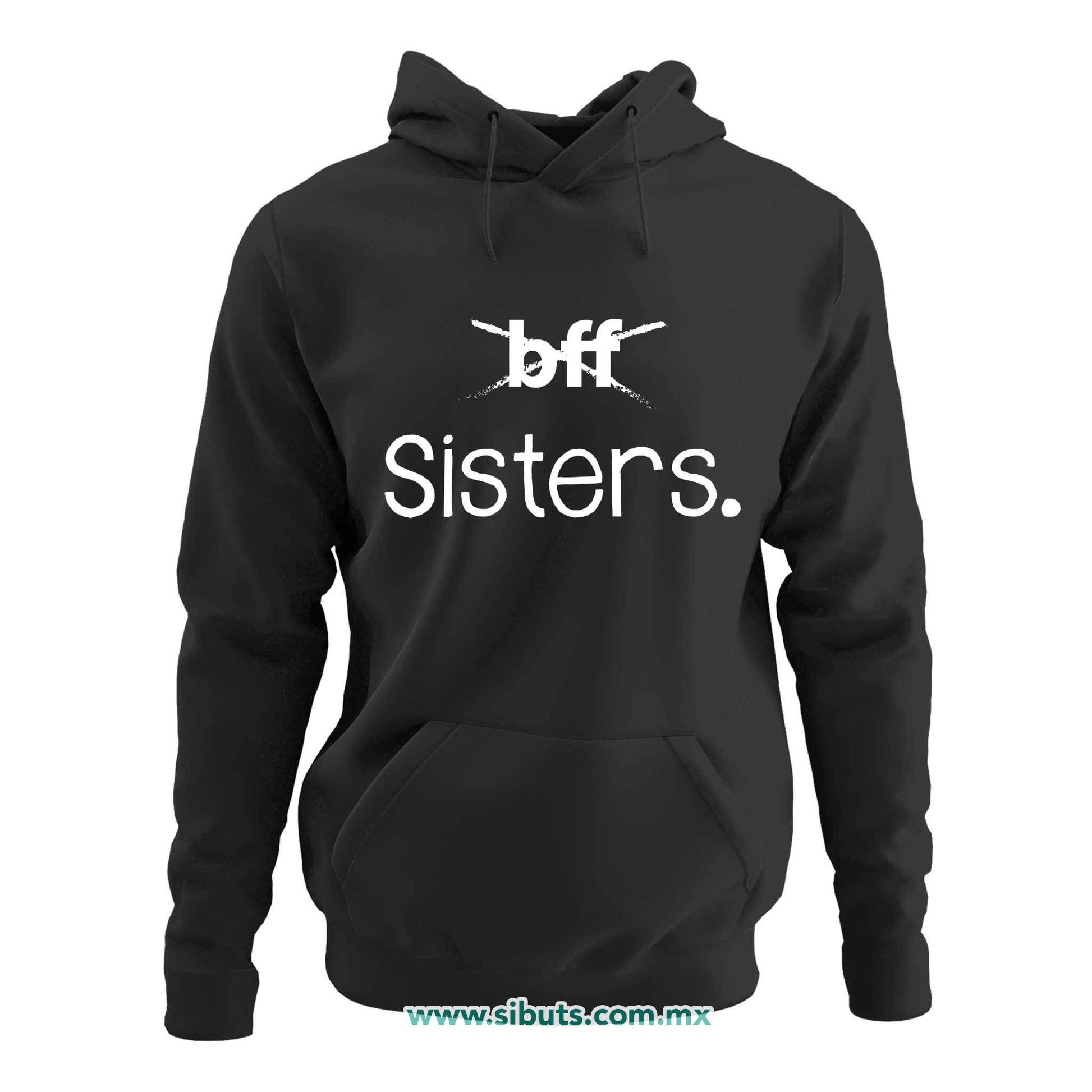 Sudadera Mujer Gorro Best Sister Mejores Amigas