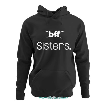 Sudadera Mujer Gorro Best Sister Mejores Amigas