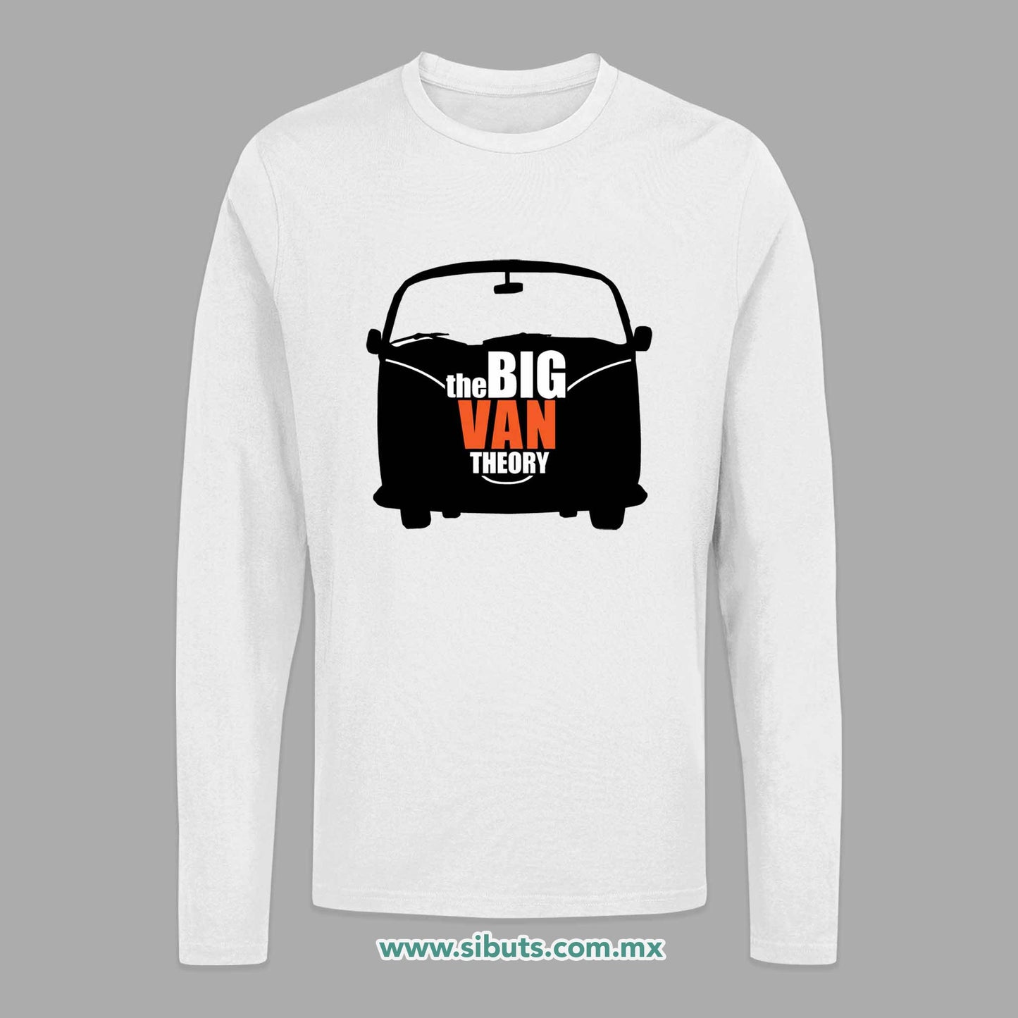 Playera Hombre Manga Larga Big Bang Theory Van