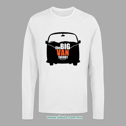 Playera Hombre Manga Larga Big Bang Theory Van