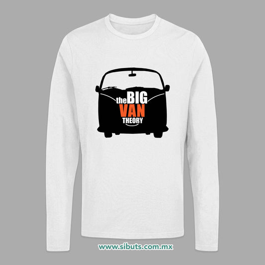 Playera Hombre Manga Larga Big Bang Theory Van