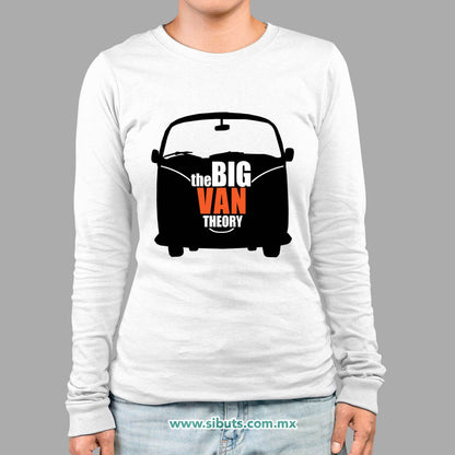 Playera Mujer Manga Larga Big Bang Theory Van