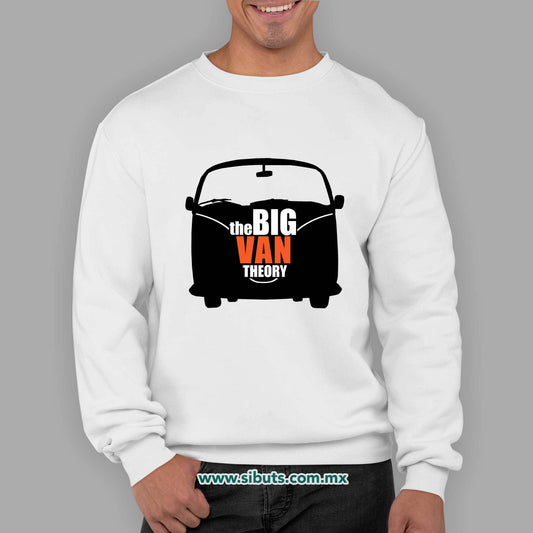 Sudadera Hombre Cuello Redondo Big Bang Theory Van