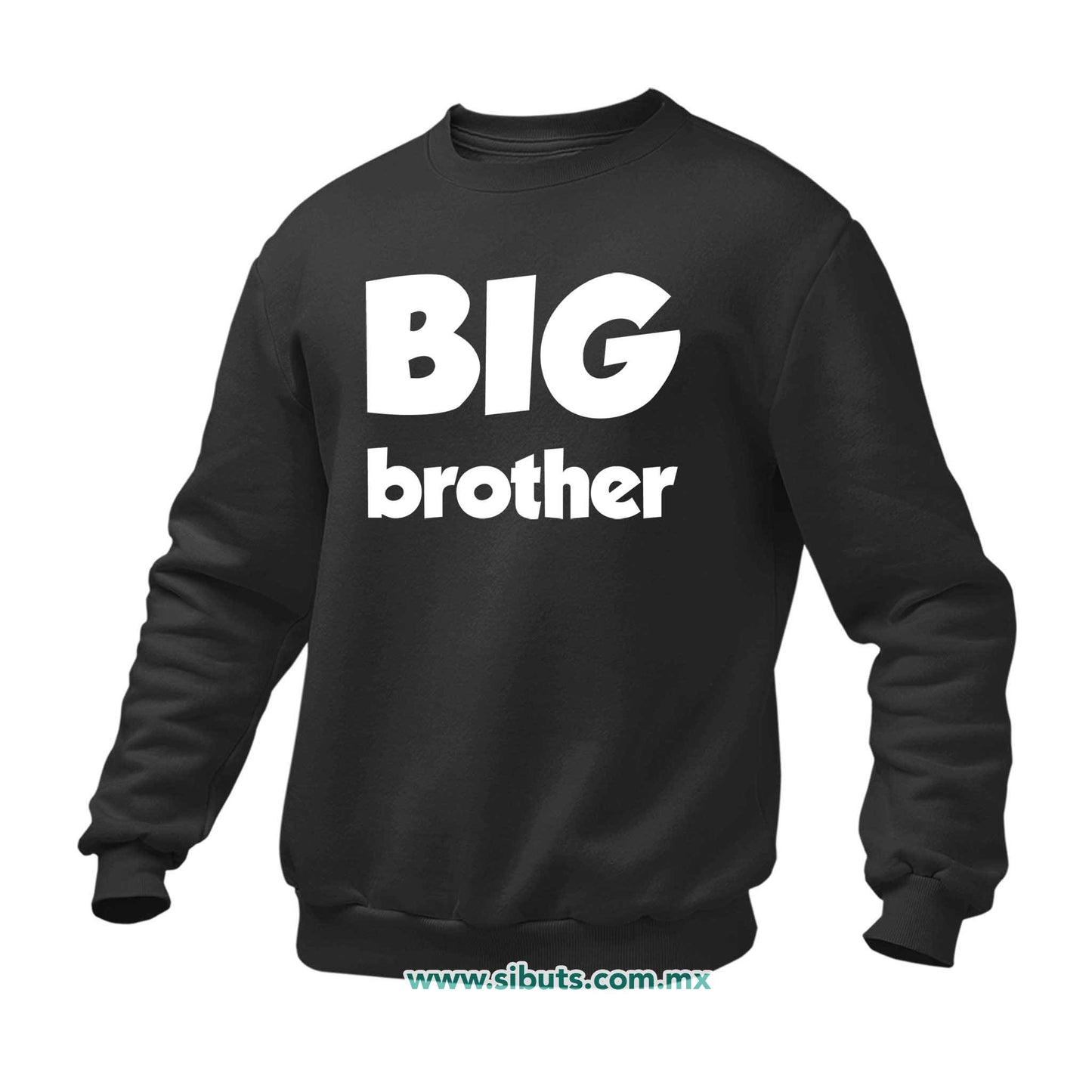 Sudadera Hombre Cuello Redondo Big Brother Hermano Mayor