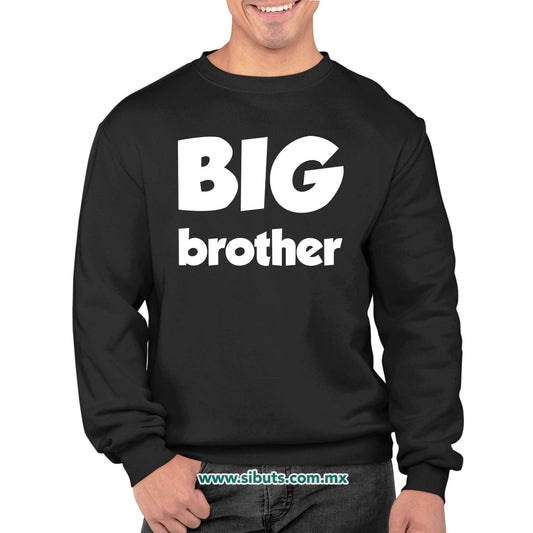 Sudadera Hombre Cuello Redondo Big Brother Hermano Mayor