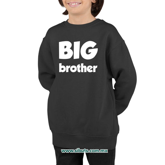 Sudadera Niño Cuello Redondo Big Brother Hermano Mayor