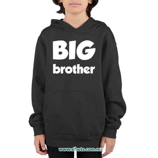 Sudadera Niño Gorro Big Brother Hermano Mayor