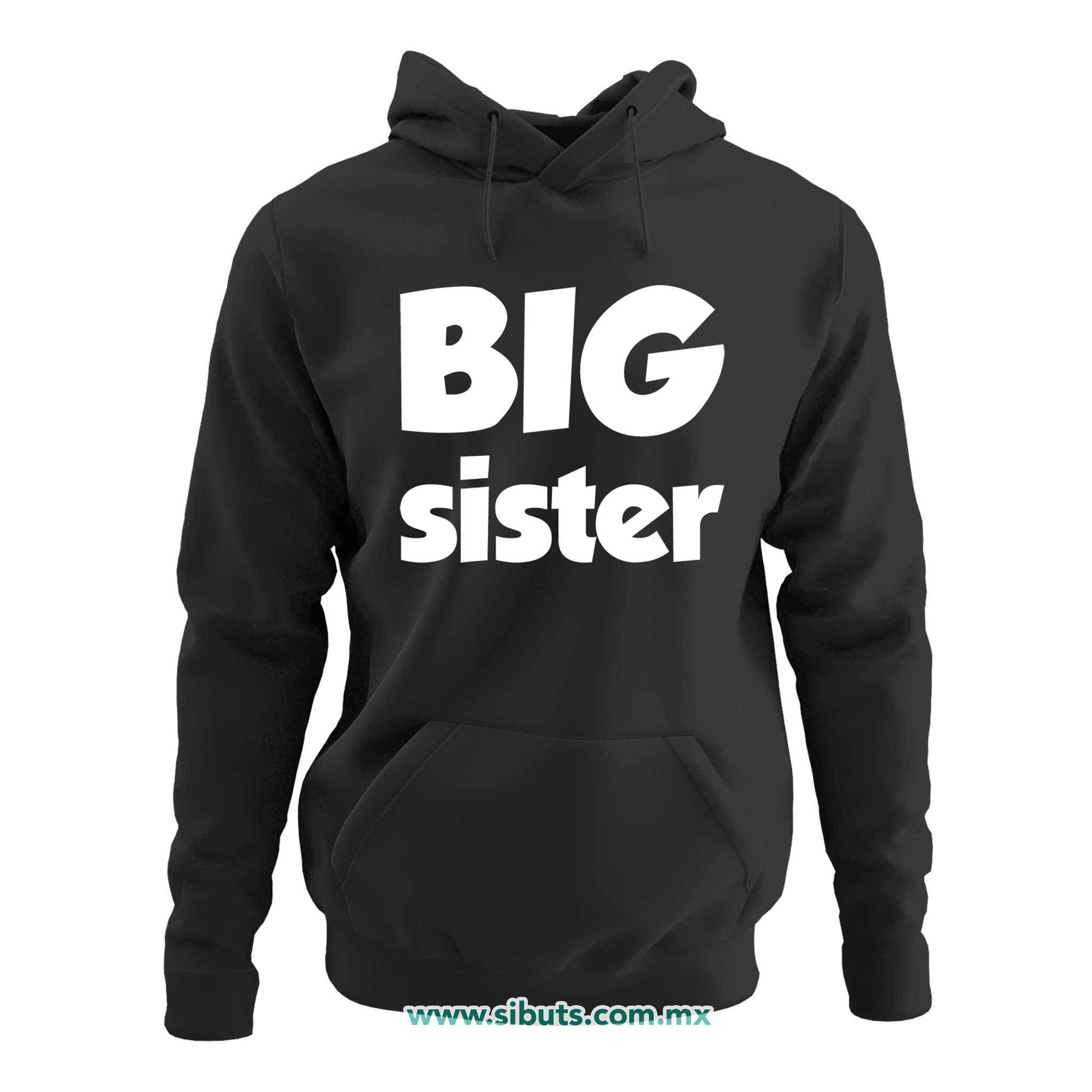 Sudadera Mujer Gorro Big Sister Hermana Mayor