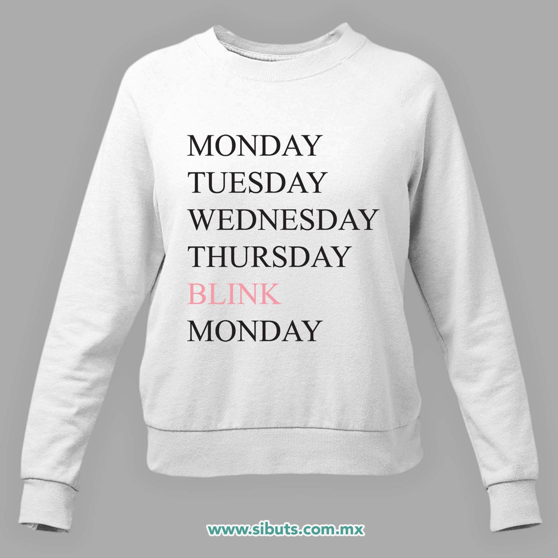 Sudadera Mujer Cuello Redondo Week Friday Blink