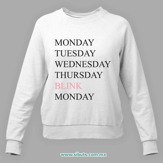 Sudadera Mujer Cuello Redondo Week Friday Blink
