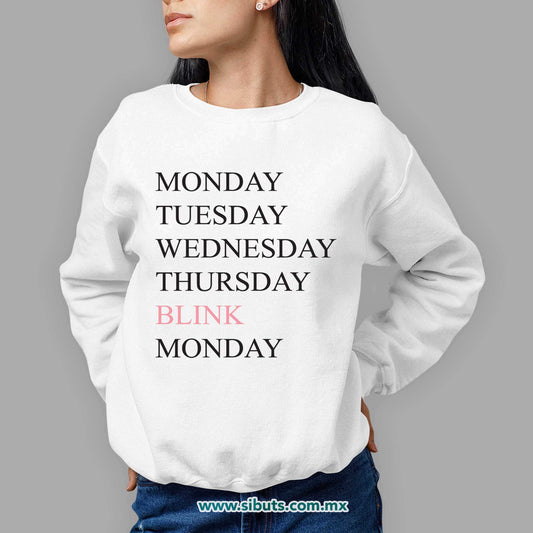 Sudadera Mujer Cuello Redondo Week Friday Blink