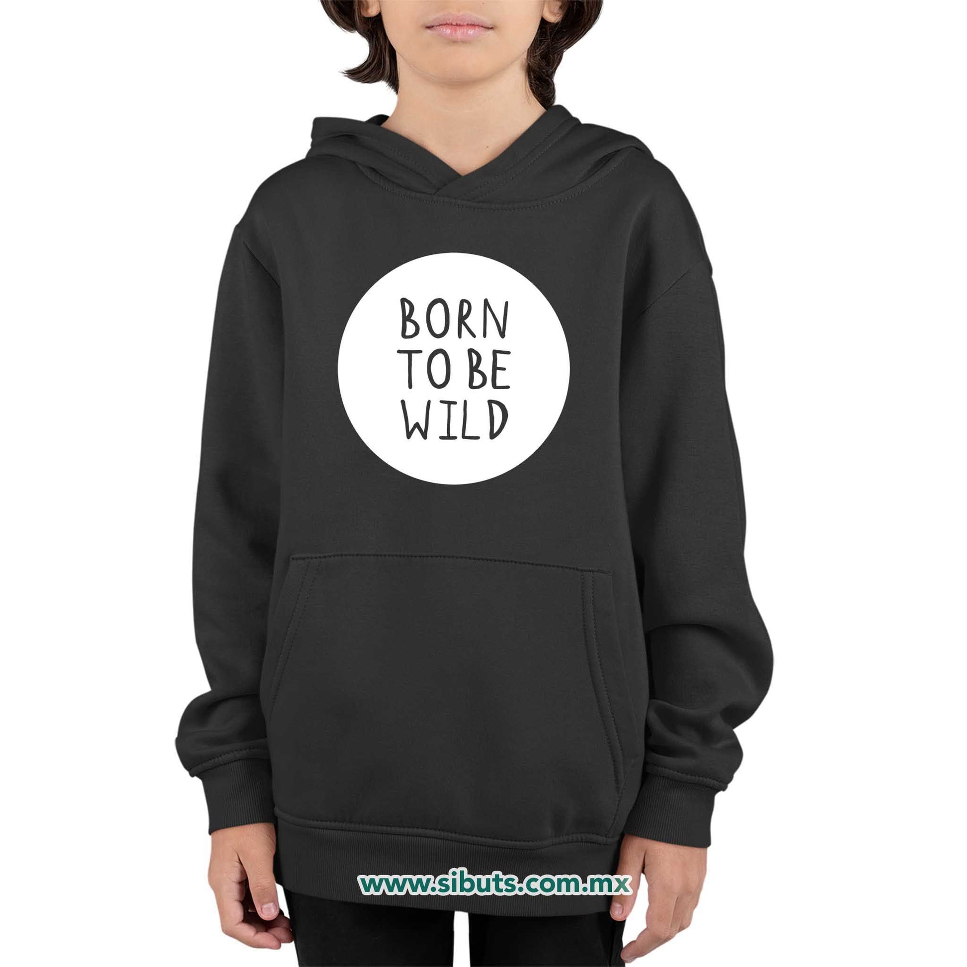 Sudadera Niño Gorro Born To Be Wild