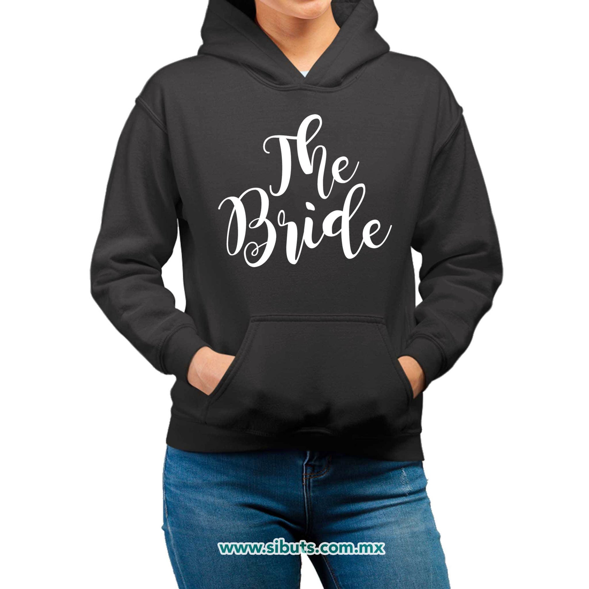 Sudadera Mujer Gorro Despedida De Soltera The Bride Boda Novia
