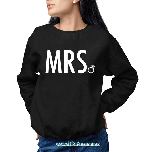 Sudadera Mujer Cuello Redondo Despedida De Soltera Bride MRS Novia