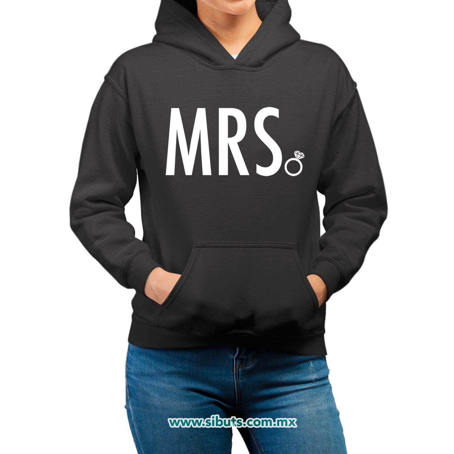 Sudadera Mujer Gorro Despedida De Soltera Bride MRS Novia