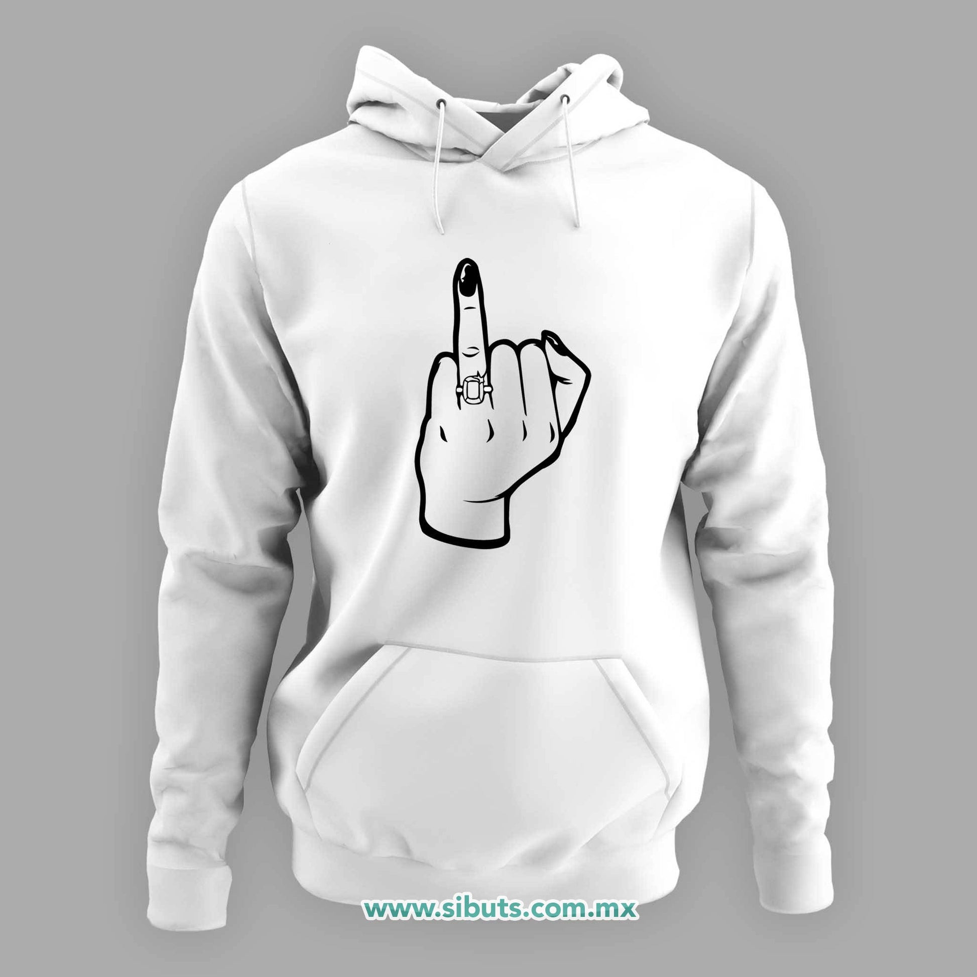 Sudadera Mujer Gorro Bride Squad Novia Anillo Boda Despedida de Soltera