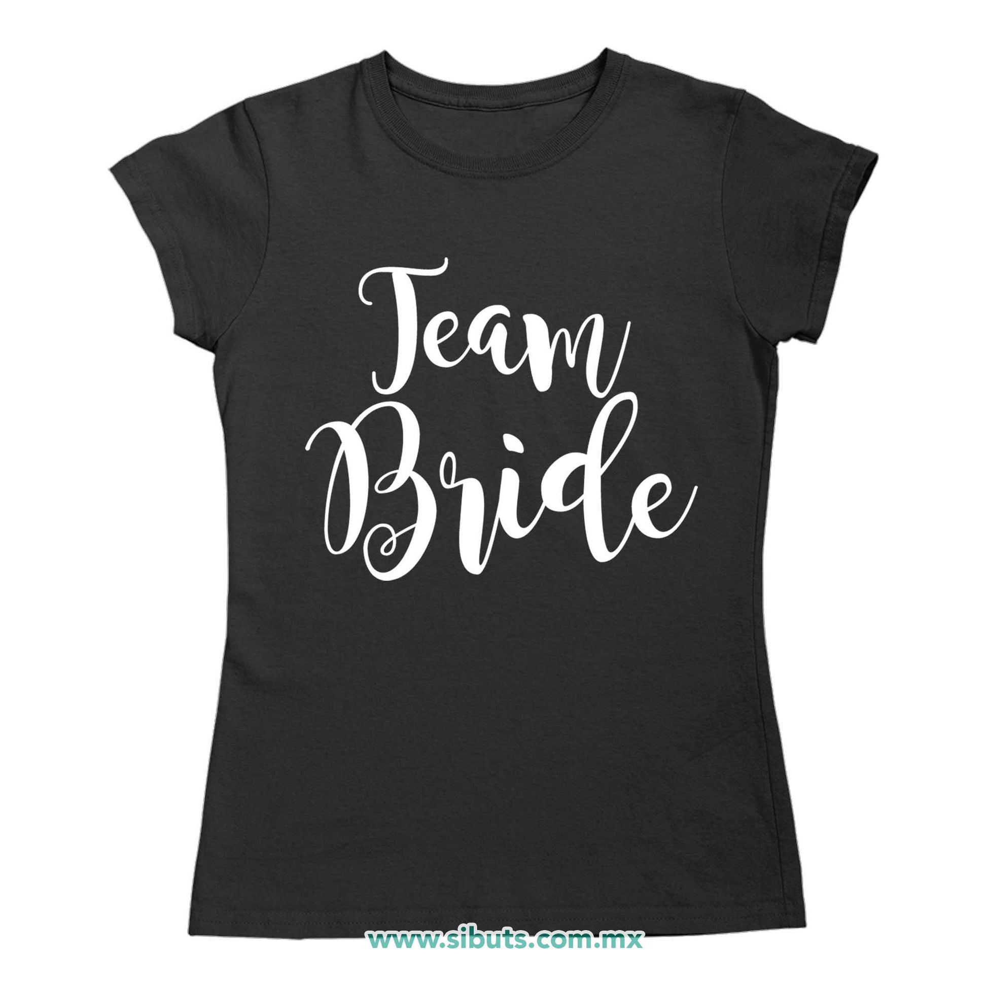 Playera Mujer Despedida De Soltera Team Bride Novia Boda